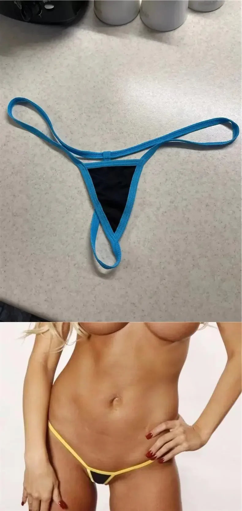 Women Panties Lingerie Sexy Thongs Low-Rise Thin Block Sexy G-string Female Women Thong Skinny for Daily Wear Women Panties