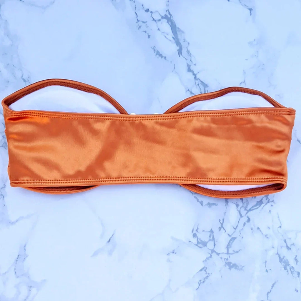 13 Color 2026 New Sexy Bandeau Bikini Women Swimwear Female Swimsuit Two-Pieces Bikini Set Padded Bather Bathing Suit Swim V4647