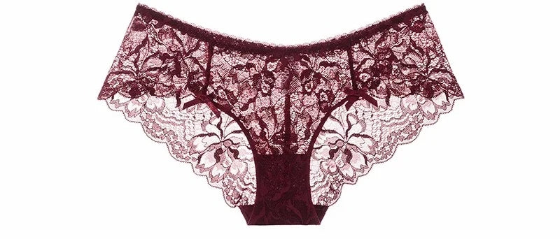 MOYISU Summer Lingerie Set Sheer French Lace Minimiser Bra Briefs Ultra Thin Sexy Women's Underwear Big Bust Sexy Tushy & Panty