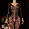 Adult Crotchless Lingerie Women Erotic Crossover Breastless Underwear Set  Sexy Bodystocking BDSM Fishnet Bondage Set GamesToy