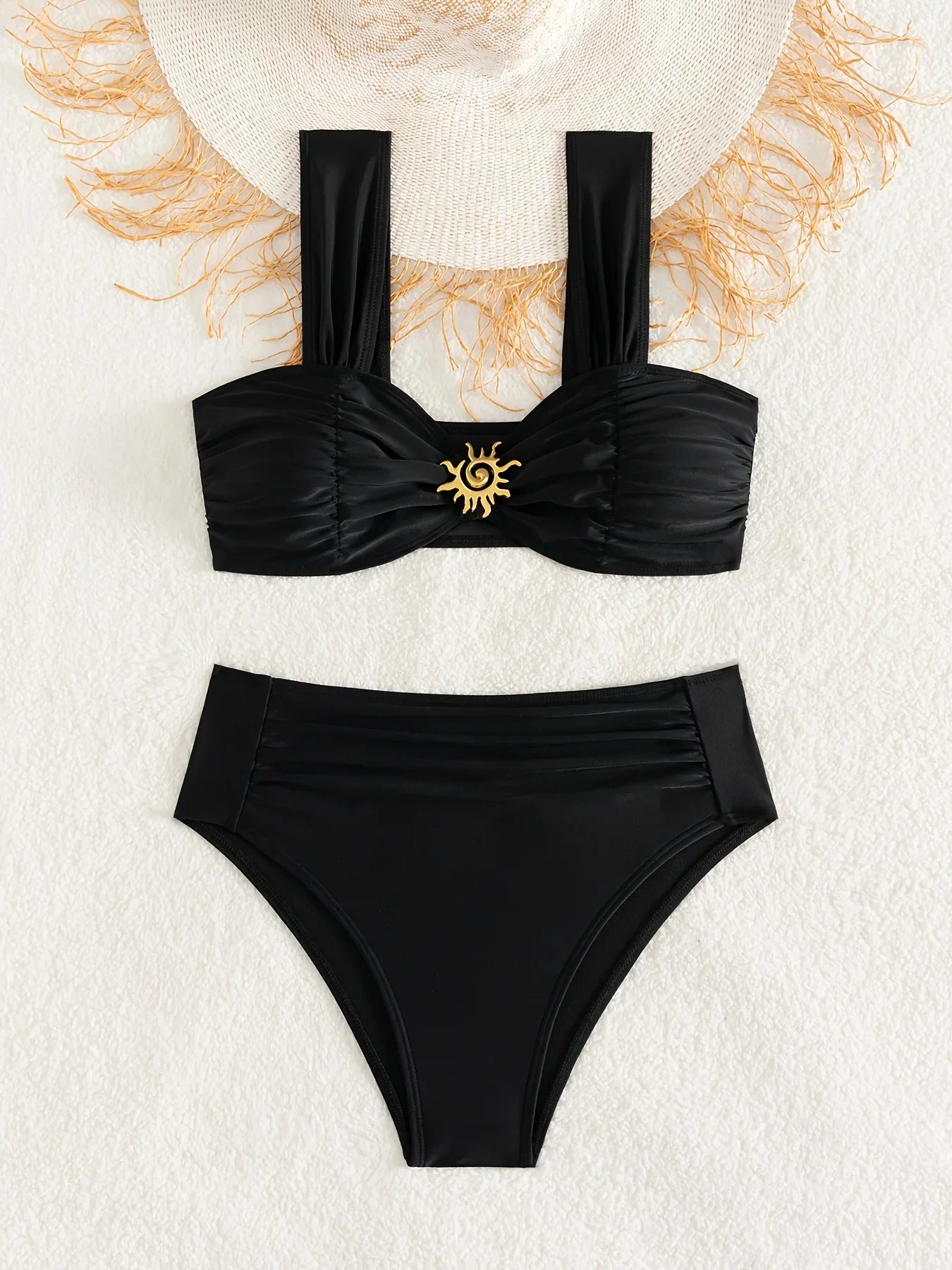 ZTVitality Sexy Solid Bikinis 2026 New Arrival Padded Push Up High Waist Swimsuit Women Swimwear Beachwear 2Piece Bikini Summer
