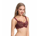 Modest French Lace Abaya Bra Set Women Sexy Deep V Full Coverage Big Bust Support Anti Sagging Comfort Summer Luxury Minimizer