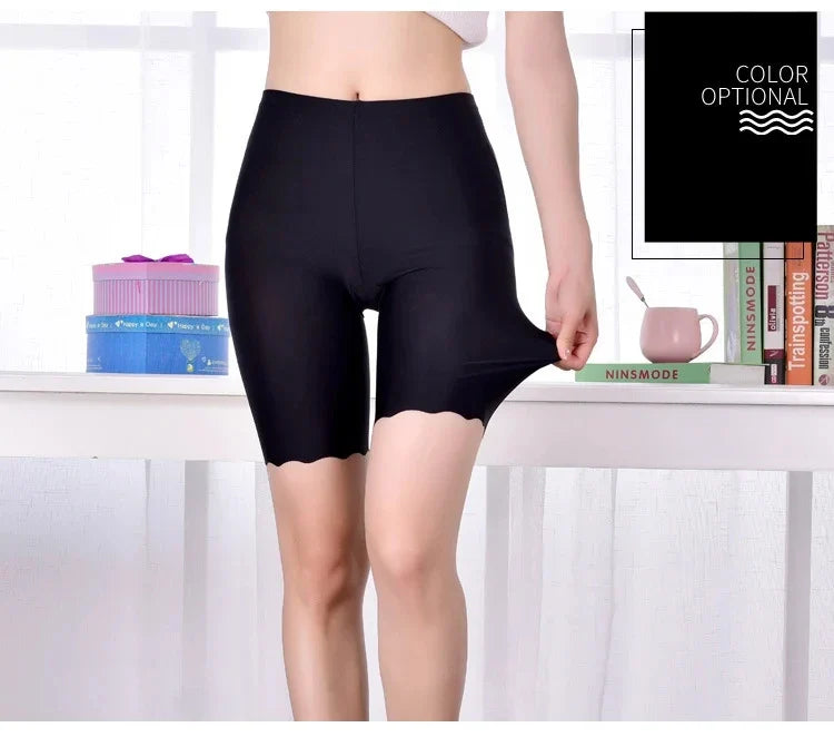 Seamless Safety Short Pants Summer Women Plus Size Boxers For Female Anti Rub Safety Shorts Under Skirt Panties Underwear 3XL