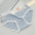 1 Pack 7A Antibacterial Mid-Rise Fit Panties Sexy Lingerie Breathable All-Day Comfortable Briefs Solid Color M-XL Intimates