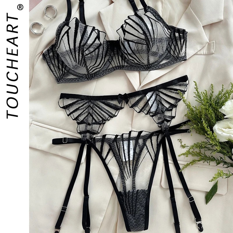 Women's Sexys Lingerie Woman Senxual Bra and Panty Set Romantic Lingeries Set for Woman Hot Lingeries Sets Sexy Outfit Thong