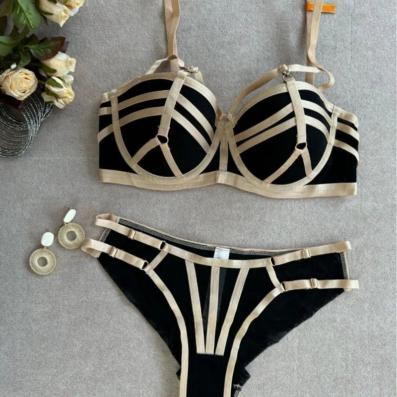 Cute Sweet Pure Desire Bralette Set for Women Wireless Push Up Bra Small Chest Summer Lace Lingerie New Style Free Ship MOYISU