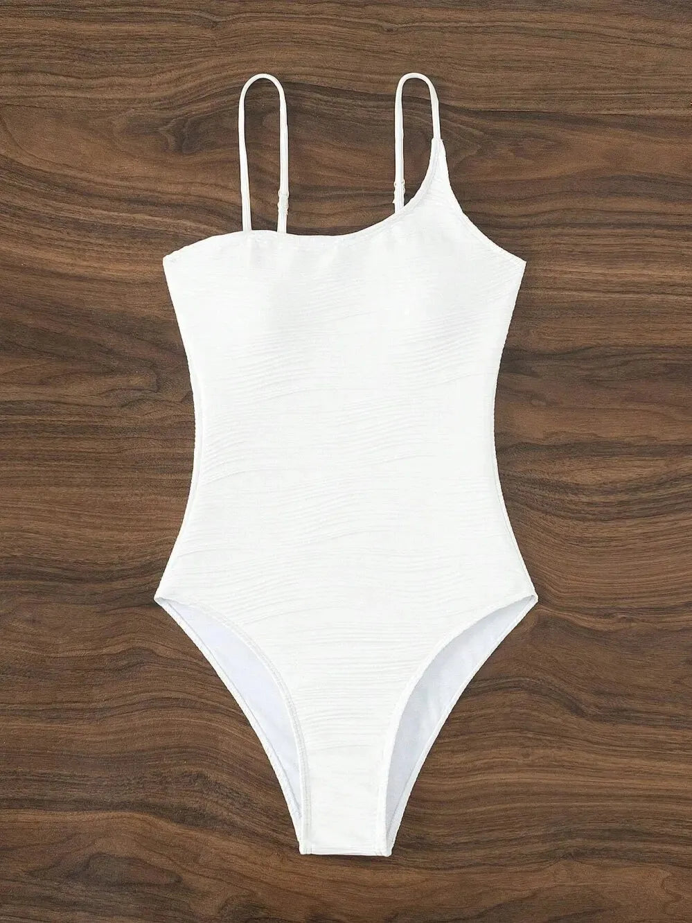 2026 Plain One Shoulder Swimsuit One Piece Solid Swimwear Women Sexy Bathers Bathing Swimming Swim Suit Female Beachwear