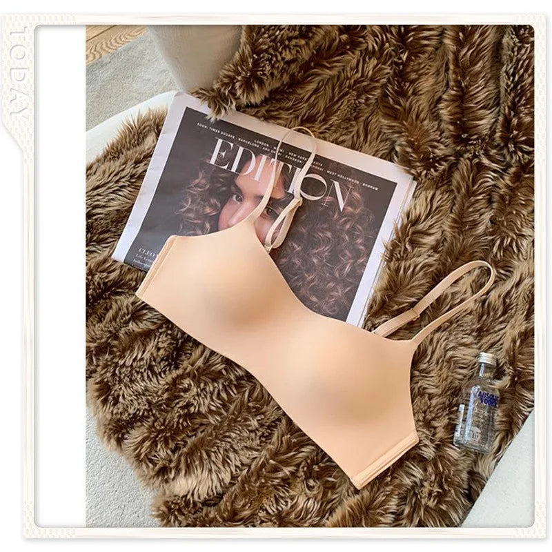 Seamless Bras For Women Small Chest 1/2 Cup Non-Wire Bra Push Up Bra Female Support Underwear Sexy Lingerie Intimates S-XL