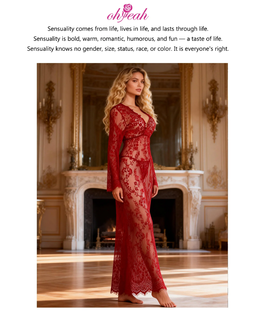 Plus Size Floral Lace Nightgown for Women Maxi Maternity Dress Big Size Beach Cover Up Swimwear Sheer Long Sleepwear Gown