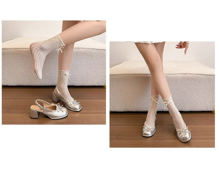 Thick Heel Women Sandals Height Increase Cover Toes Slingbacks Muels Shoes Elegant Stripper Party Dress Female Sandalias