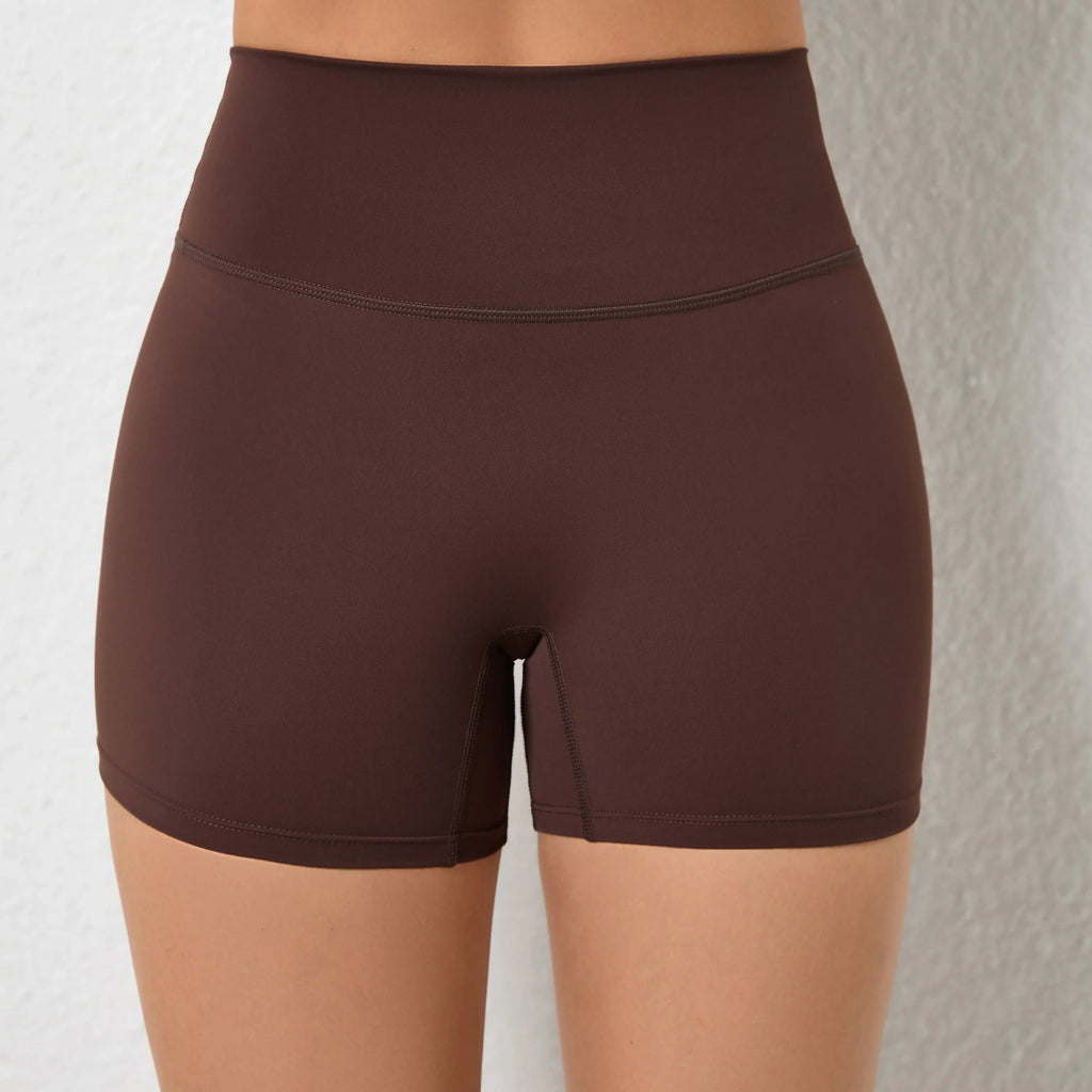 Yoga Shorts Gym Sports Shorts Women High Waist Workout Fitness Short Leggings Running Cycling Tight Soft Sportswear