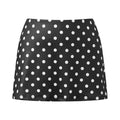 Women's Fashion Skorts Mini Skirts Dot Print Short Skirts Summer Casual Skirts for Party Streetwear