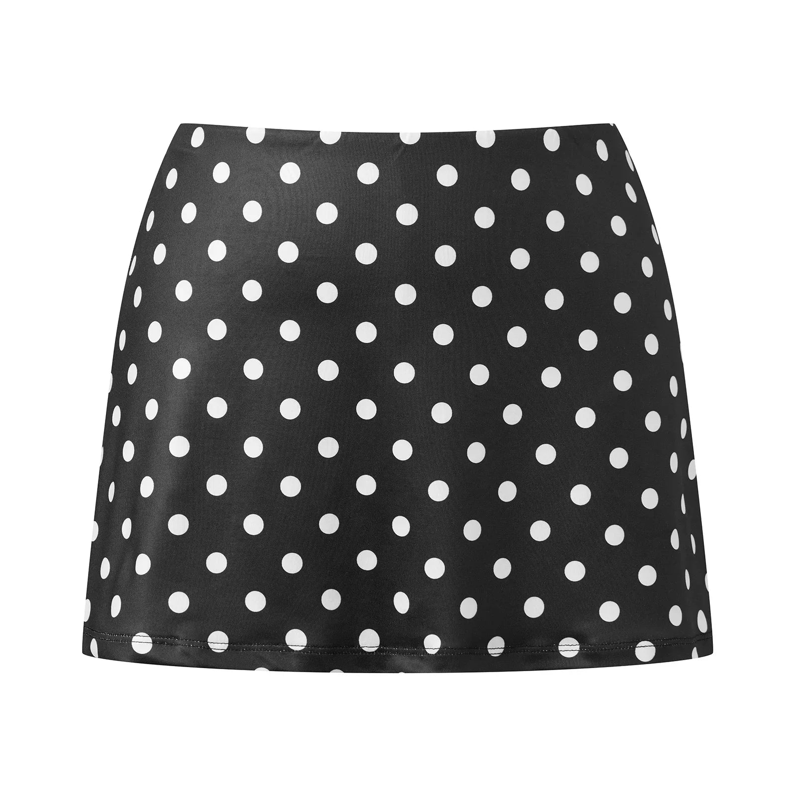 Women's Fashion Skorts Mini Skirts Dot Print Short Skirts Summer Casual Skirts for Party Streetwear