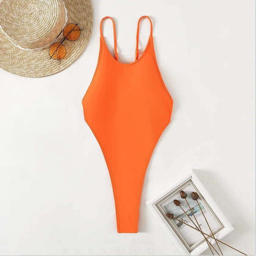 Extreme Mini Micro String Backless Women Swimwear One Piece Swimsuit Female High Cut Monokini Thong Bathing Suit Swim Beachwear