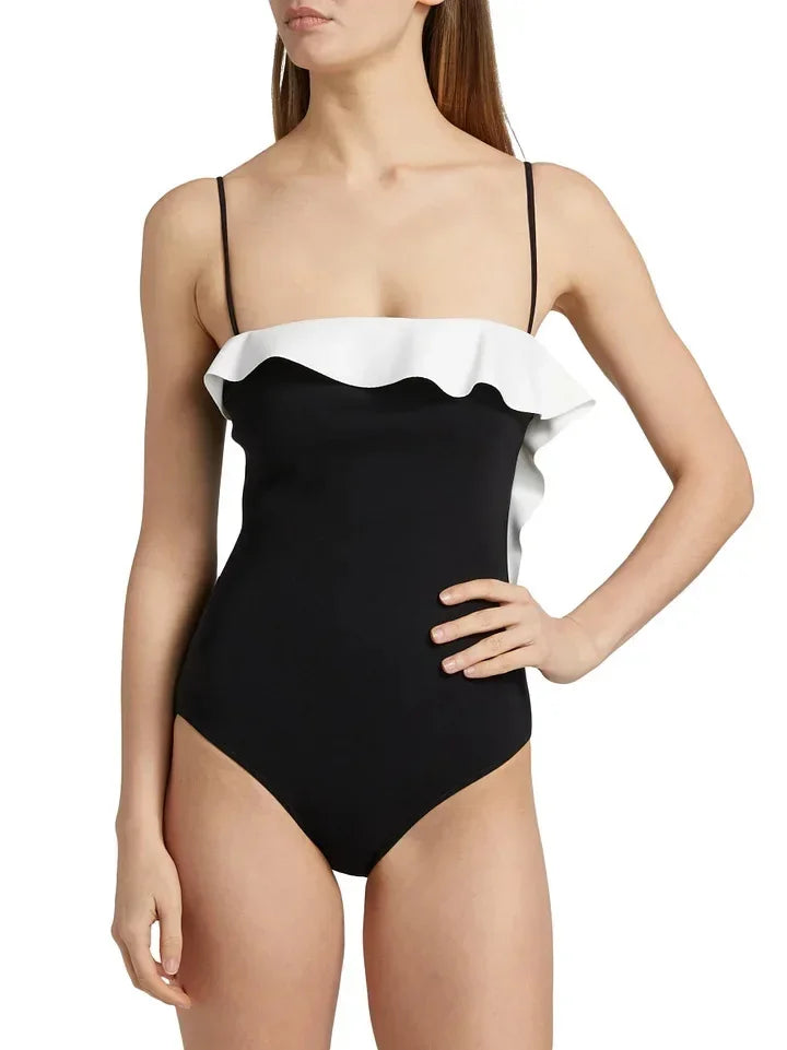 Women's Sexy One Piece Swimsuit Set with Cover up Push-Up Strapless Print Bathing Suit Summer Beachwear Beach Swimwear