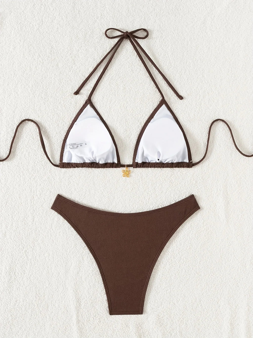 ZTVitality Sexy Solid Bikini Set 2026 Biquini New Arrival Bandage Halter Women's Swimsuit Summer Swimwear Beachwear 2 Piece