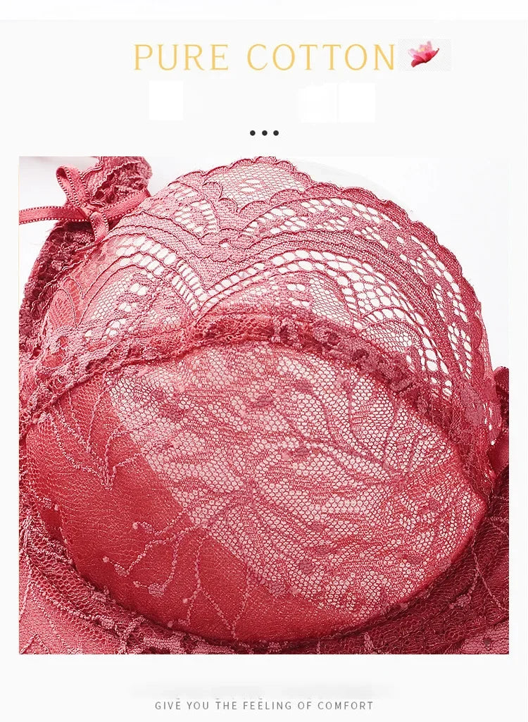 Logirlve Ultrathin Bra Transparent Brassiere Sexy Underwear Plus Size Cup Embroidery Women Lingerie Lace Bras Hollow out
