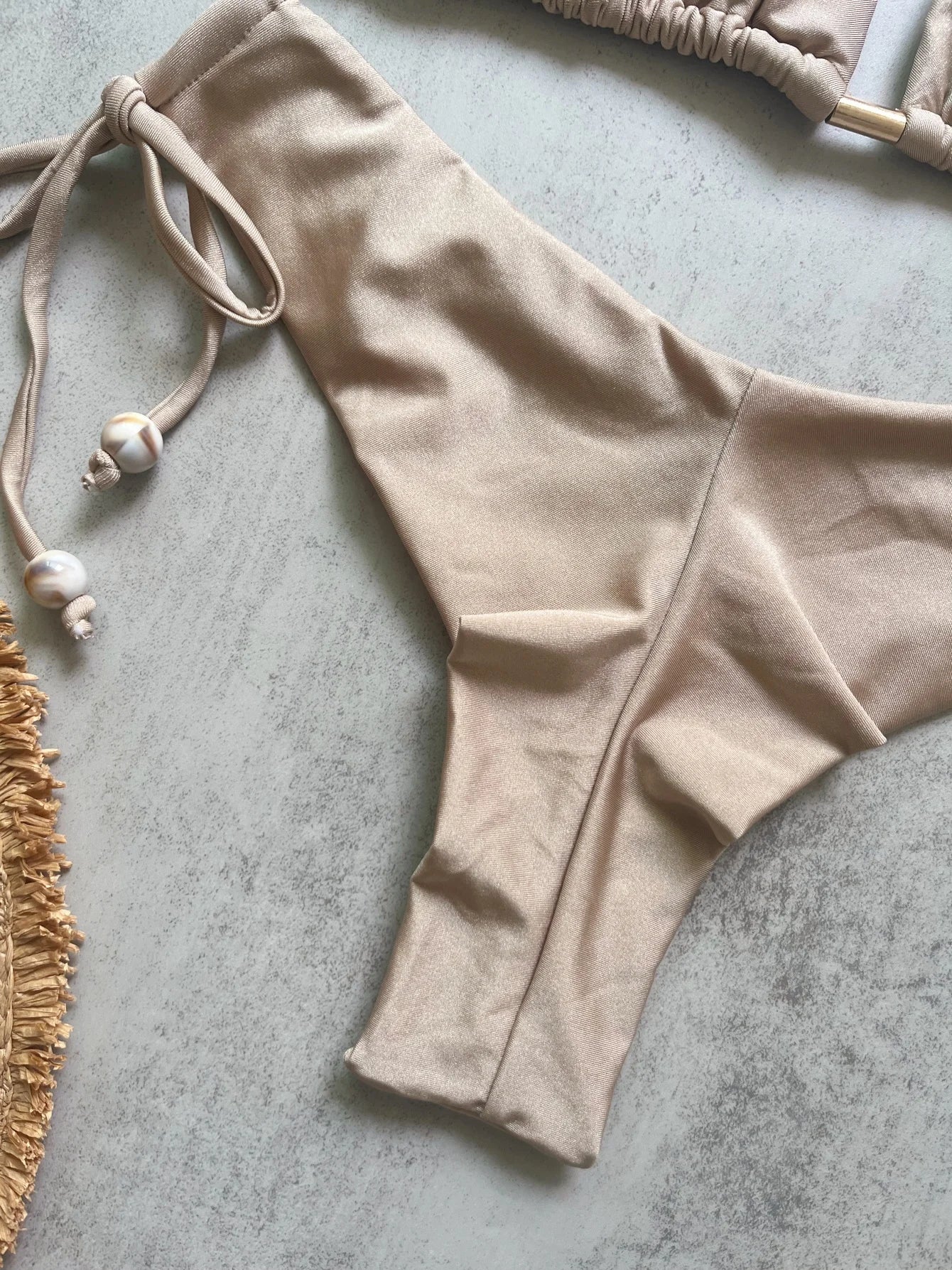 Sexy Brown Bikini 2026 Women Solid Red Halter Push Up Bra Tie Side Triangle Swimsuit Summer Bathing Suit Lace Up Micro Swimwear