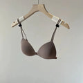 French Bralette Front Button, Thin Straps Triangle Cup Sml Chest, Seamless Beautiful Back Lingerie, Summer Lightweight Wirefree