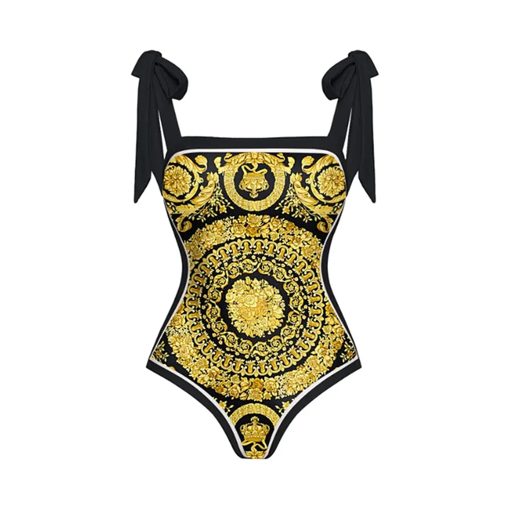 2026 High Quality Double-sided Printed Push Up Women Bikini Set Printed Strappy Bandage Swimwear Brazilian Biquini Bathing Suit