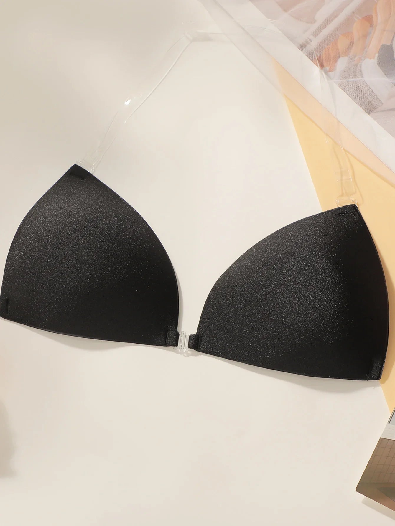 Invisible underwear seamless beauty back and chest patches front button closure reusable women bra C2431