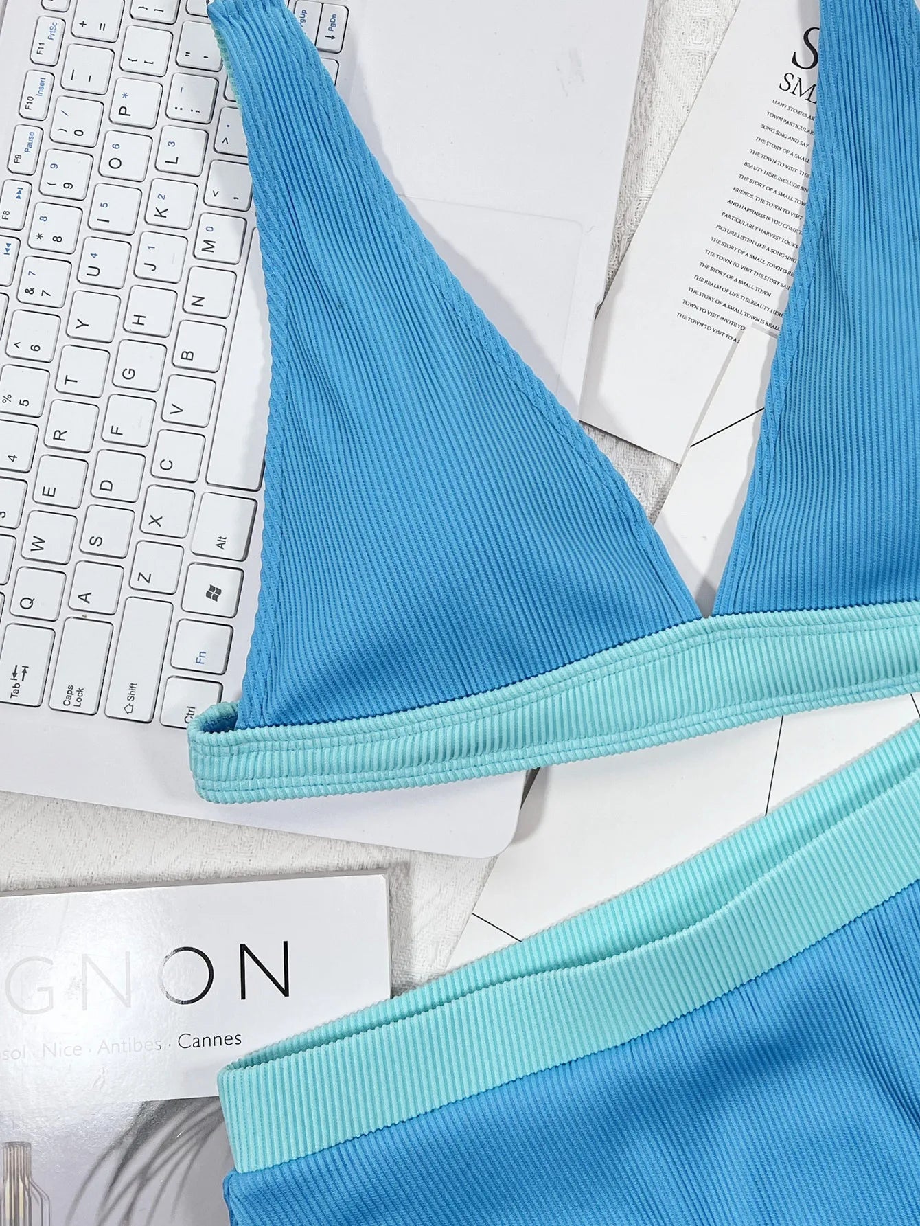 Bikini 2026 Sexy Swimwear Swimsuit Women Blue Patchwork High Waist Bikinis Set Bathing Suit Beach Bikini Female Push Up Biquinis
