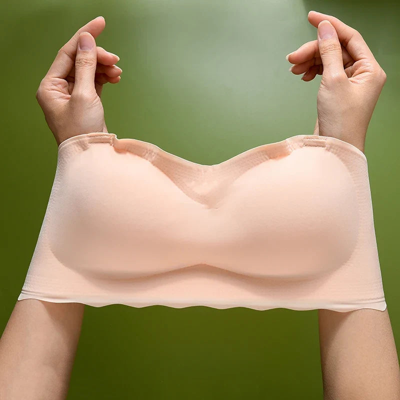 Push Up Bras for Women Underwear Invisible Strapless Bralette Large Size Brassiere Thin Mold Cap Bra 5XL 6XL Soutien Gorge Femme