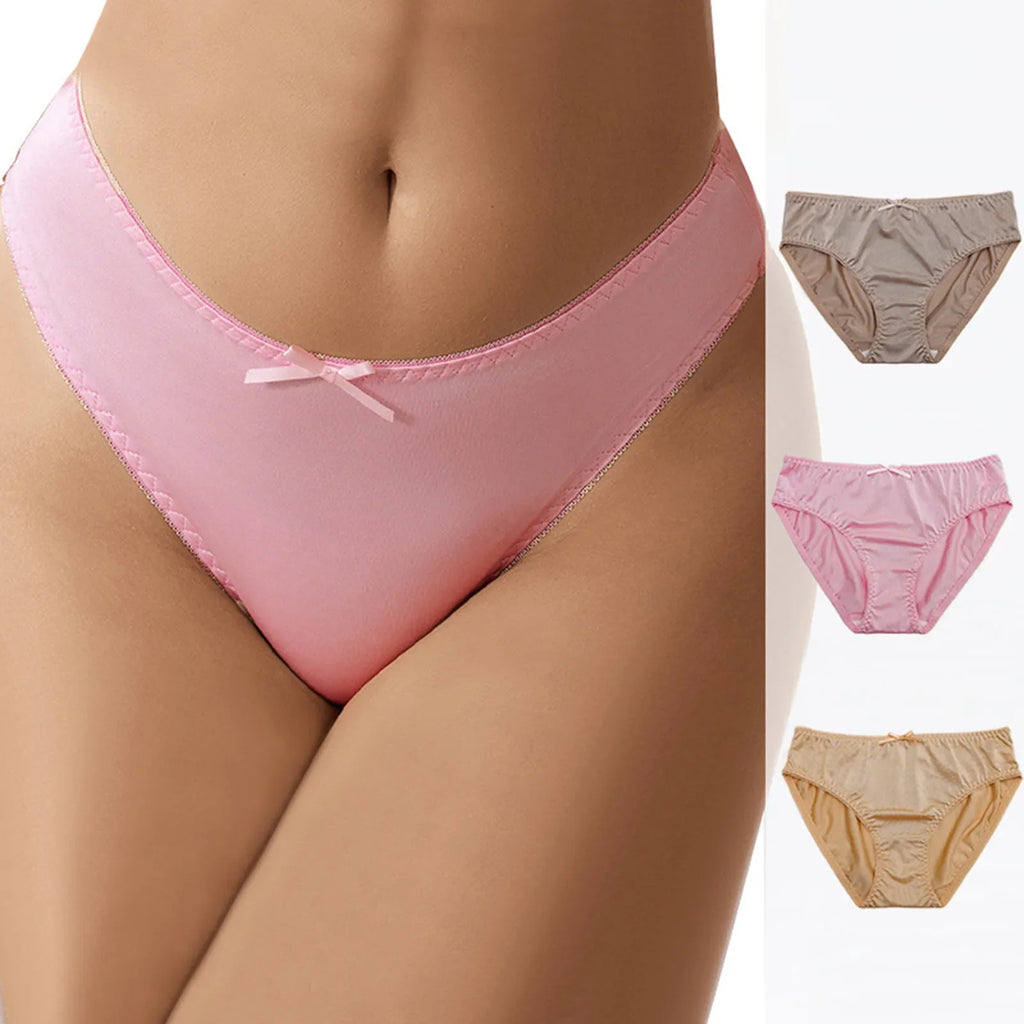 Panties Bikini for Women Seamless Underwear For Women Sexy Hipster Panties Breathable Bikin Pack of Panties for Women Random