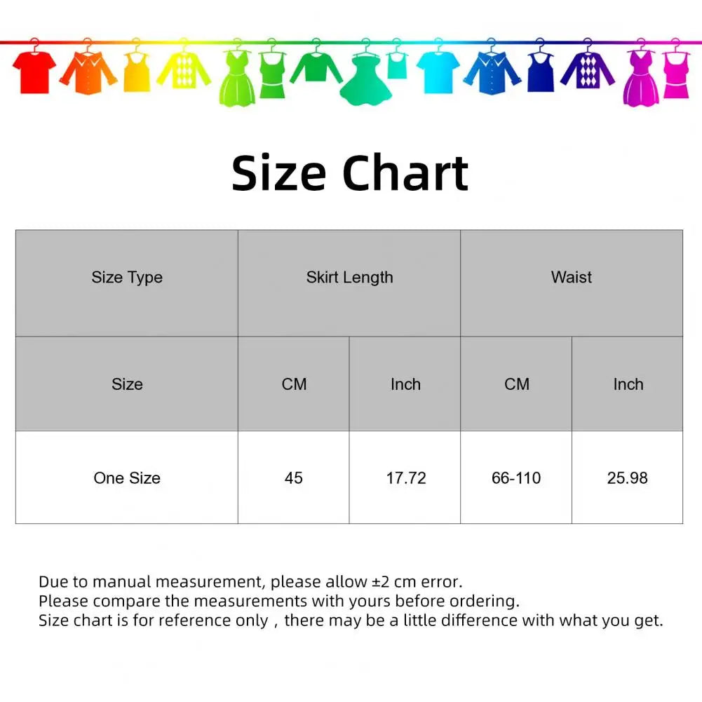 Women Skirt A-line Big Swing Multi-layered Candy Color High Elastic Waist Fluffy Gauze Dancing Performance Short Pleated Skirt