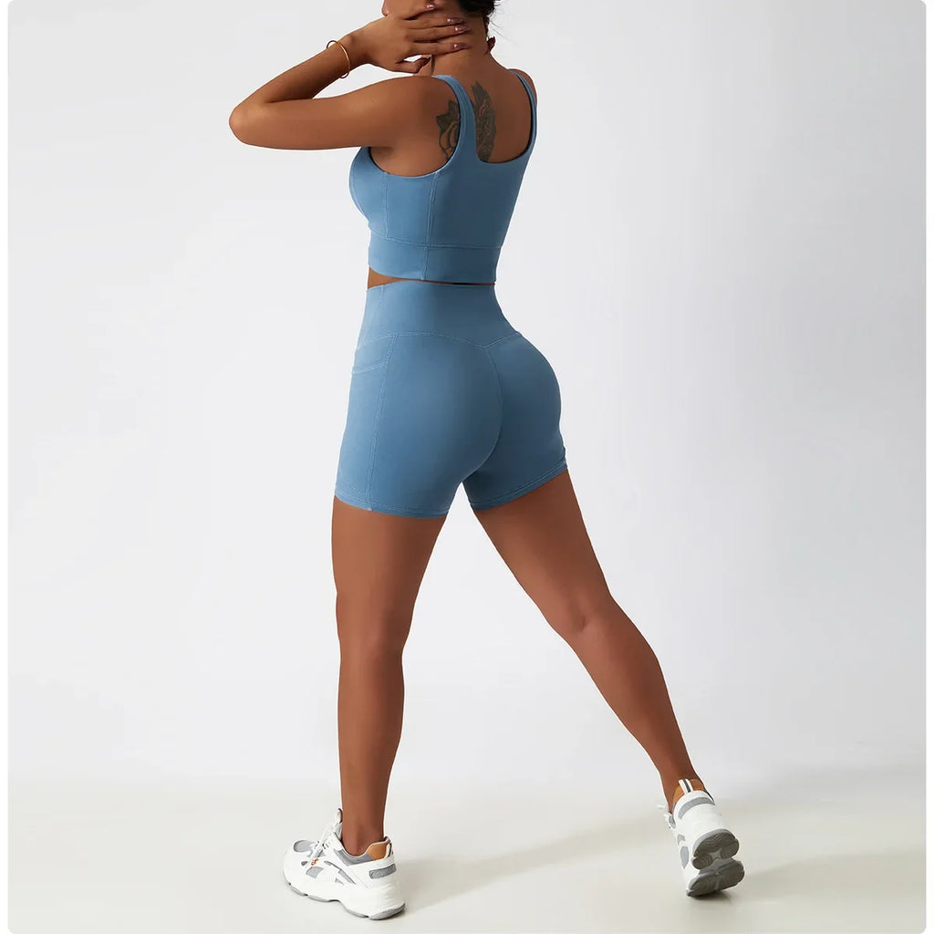 Comfort SkinFriendly Sports Bra With Chest Pad Tank Top Women Gym Fitness Running Yoga Bra Stretch Pull Up Vest Underwear Women