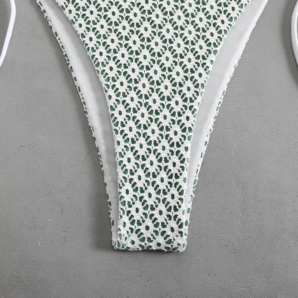 2026 Halter String Bikinis Sexy Triangle Swimsuit Women Plaid Swimwear Female Bathers Bathing Swimming Swim Suit Beachwear