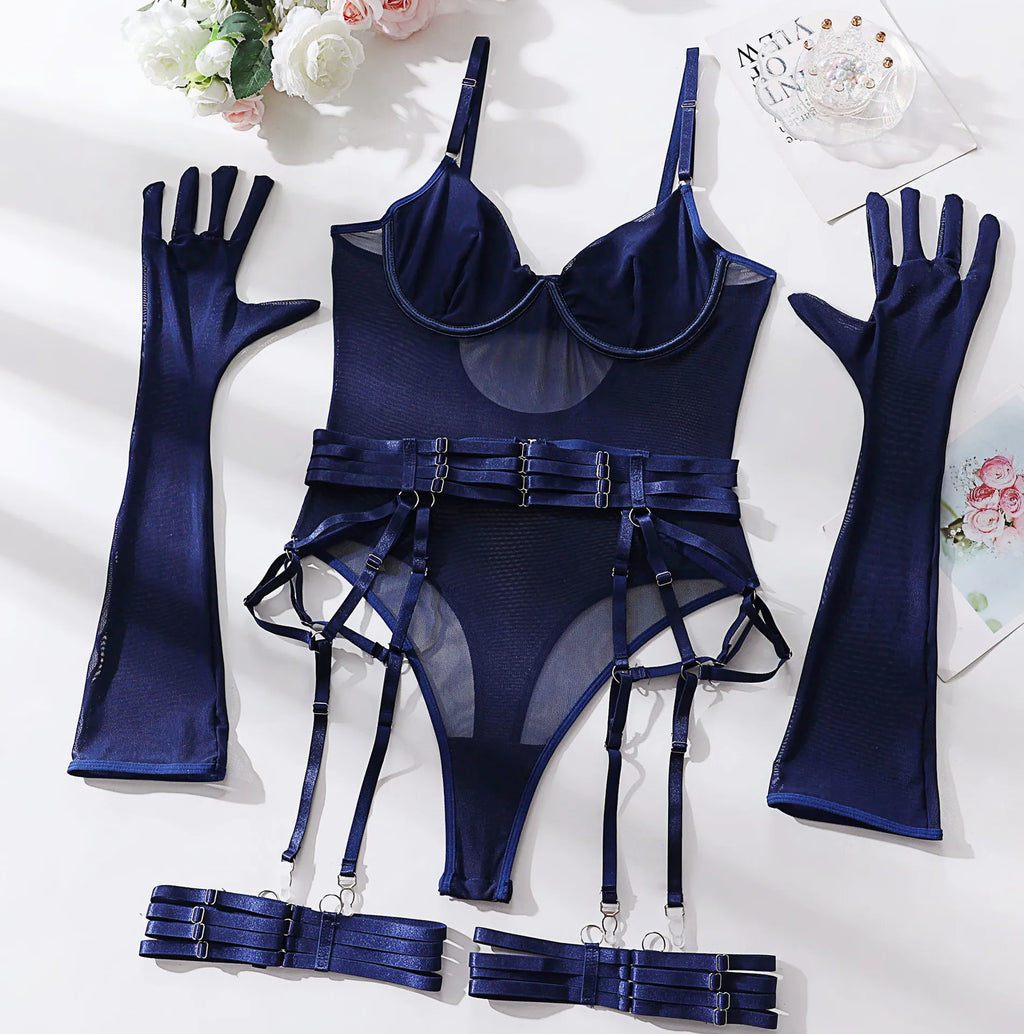 Sexy Lingerie Super Hot Women's Underwear Sets Sexy Ensemble Lingeries Femmes Female Bra Set Erotic Lingerie Woman Pyjama-sets