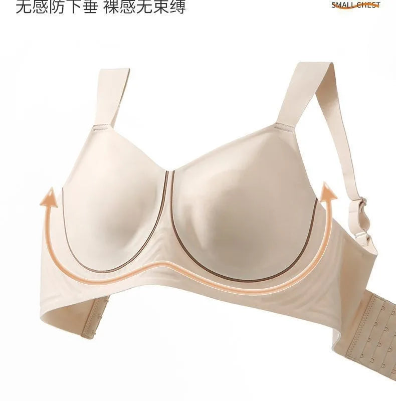 Curvy Minimizer Bra Anti Gravity Lift, Seamless Wireless Full Bust, Slimming Summer Lingerie Anti Sagging Sexy MOYISU Sexy Bra