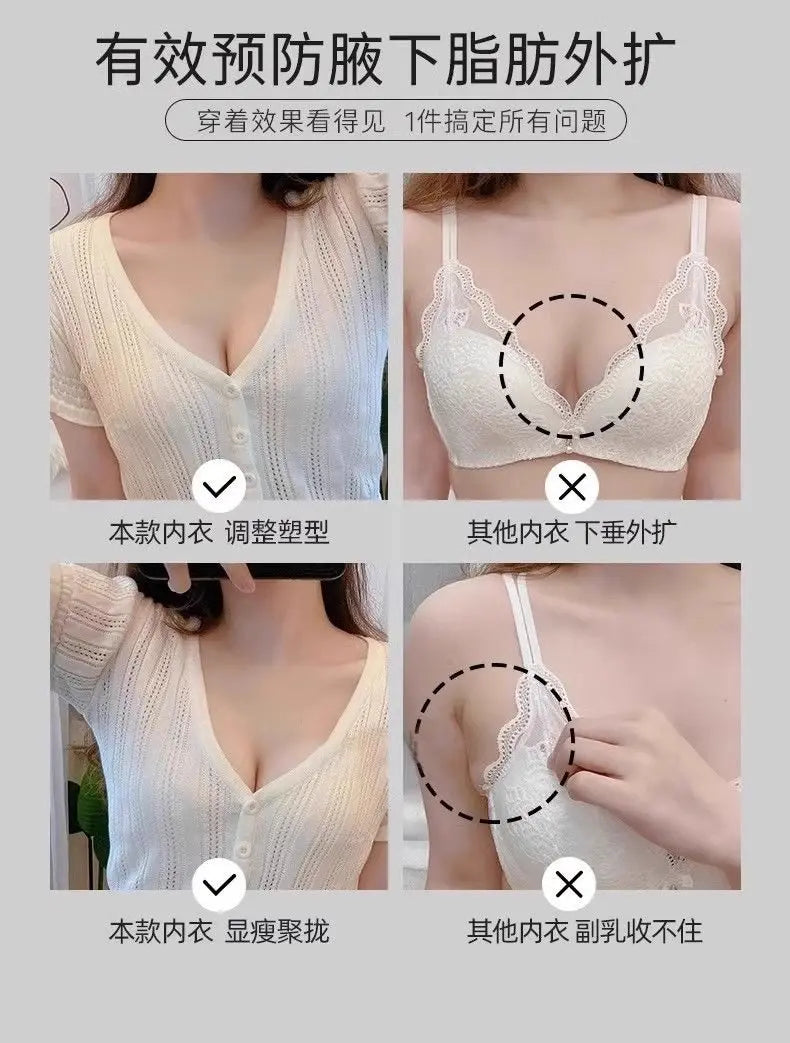 Soutien-gorge Minimisateur Grande Taille Sans Armatures, Pour Poitrine Abondante, Maintien et Redressement, Léger d’Été MOYISU