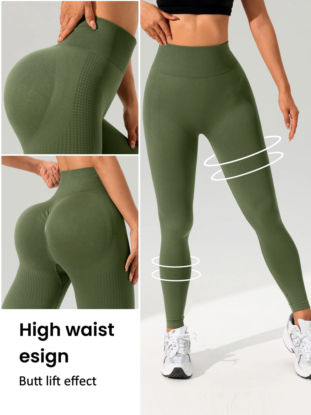 Women Sports Leggings Sportswear Woman Gym Legging Seamless Yoga Clothes Fitness Sporty Pants Women's Trousers Female Clothing