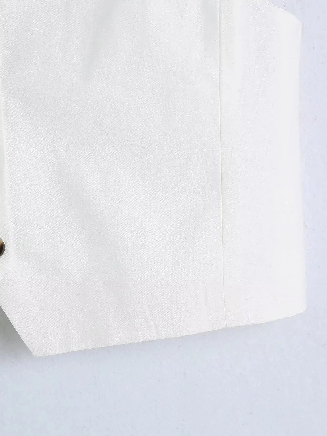 Foridol White Cotton Linen Long Pants Set Sleeveless Vest Pants Suit Office Lay Autumn Summer Wide Leg Casual Fashion Set Outfit
