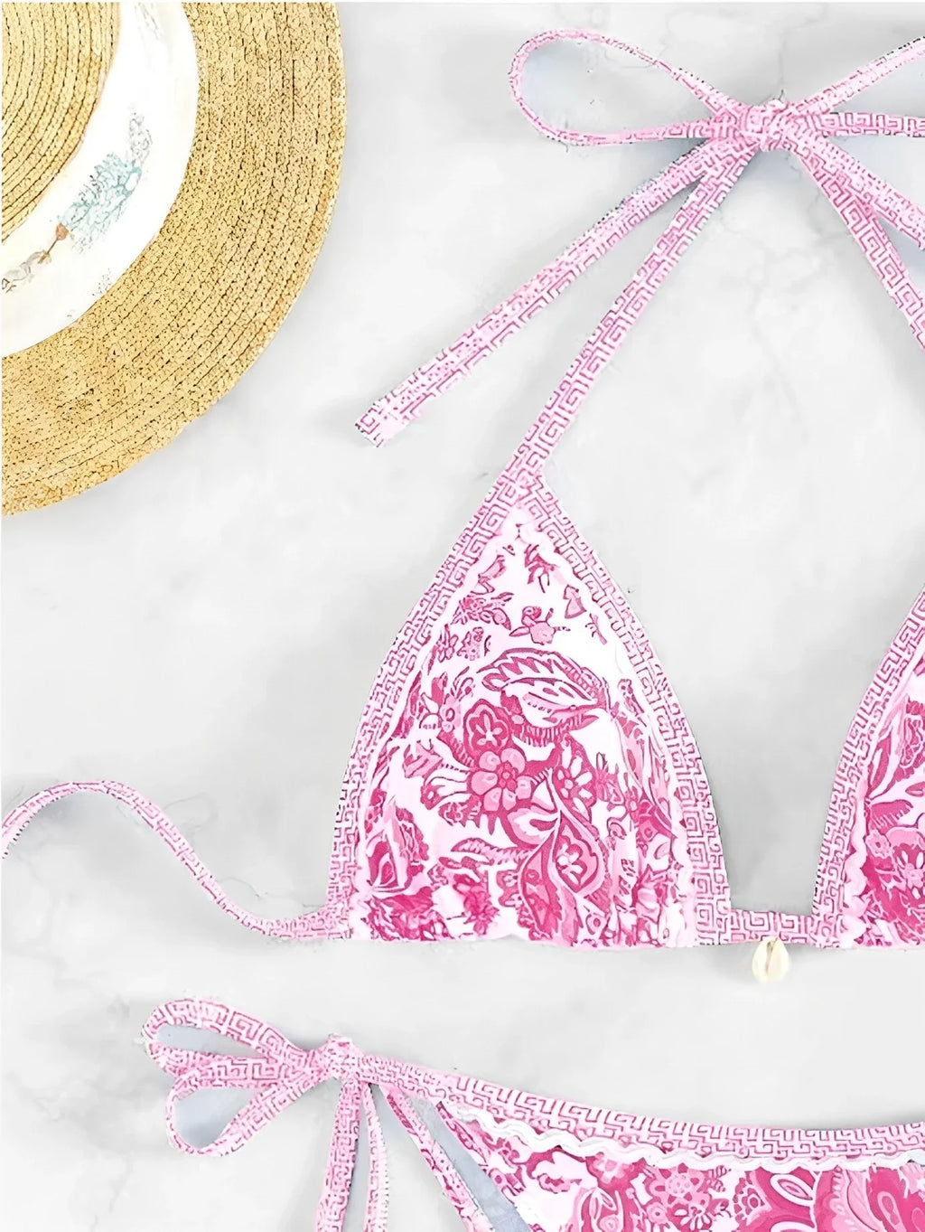 2026 Halter String Triangle Two Piece Bikini Women Swimwear Female Swimsuit Bathers Bathing Swimming Suit Beachwear Summer
