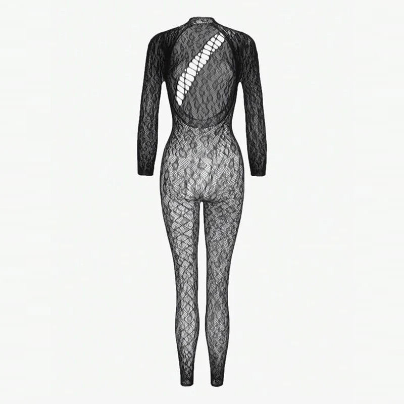 Women's Summer Hot Hollow Out Pantyhose Thin Long Sleeve Tights Plus Size High Stretch Body Stockings Ladies' Underwear Fishnets