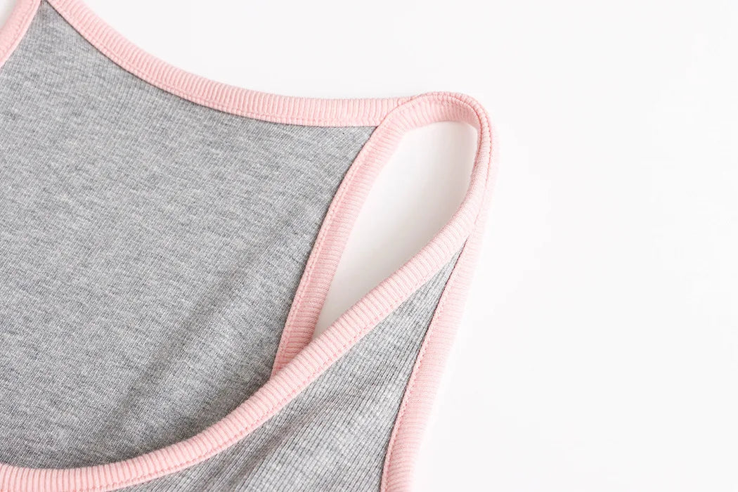 Sports vest U-neck slim fit camisole bottoming T-shirt
