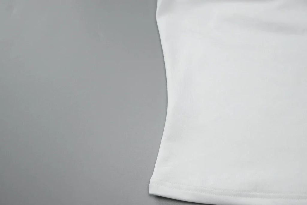 FDYOUI 2026 Woman Off Shoulder Irregular Tank Tops Elegant Sexy Sleeveless Slim T-shirt Ladies Backless Crop Top Y2K Streetwear