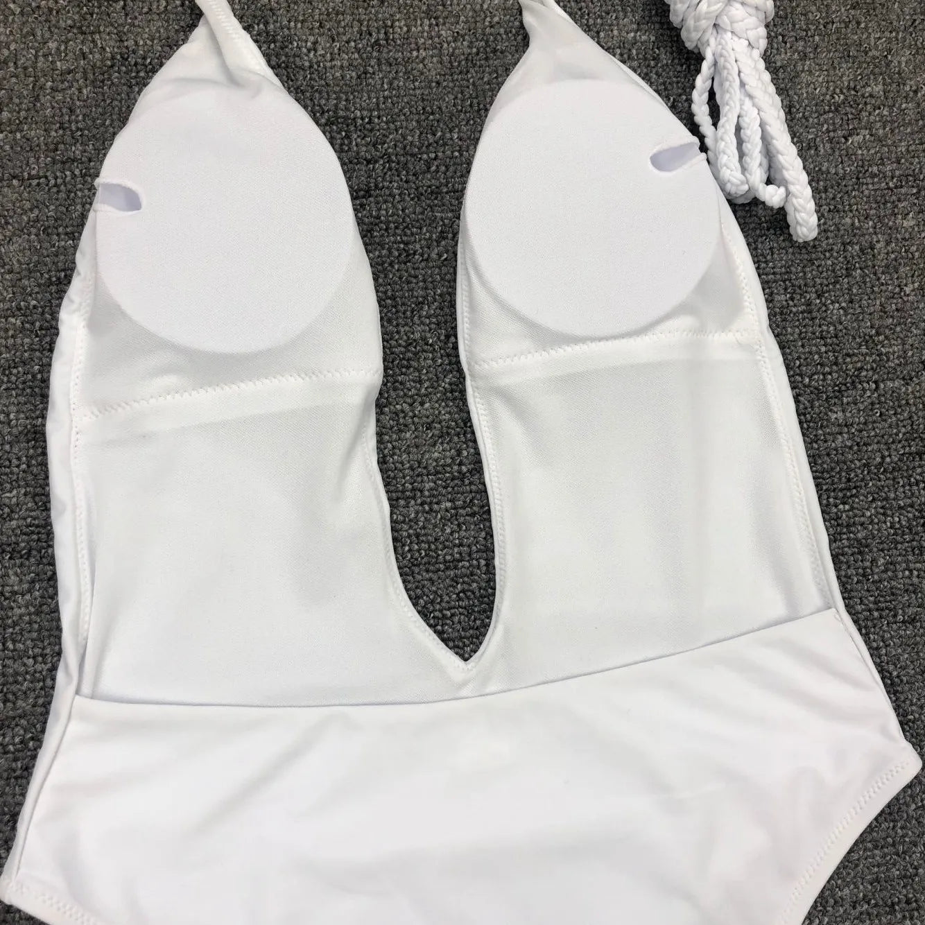 Sexy Deep V Neck Wrap Around Female Swimwear One Piece Swimsuit Women Backless Monokini High Leg Cut Bathing Suit Swim Beachwear