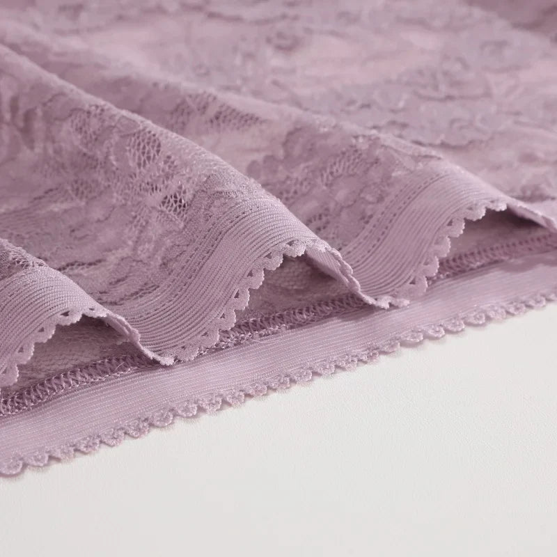 FINETOO 3PCS Women Lace Panties Sexy Hollow Underpants Sexy High Waist Lace Panty Elegant& Romantic Ladies Breathable Underwear