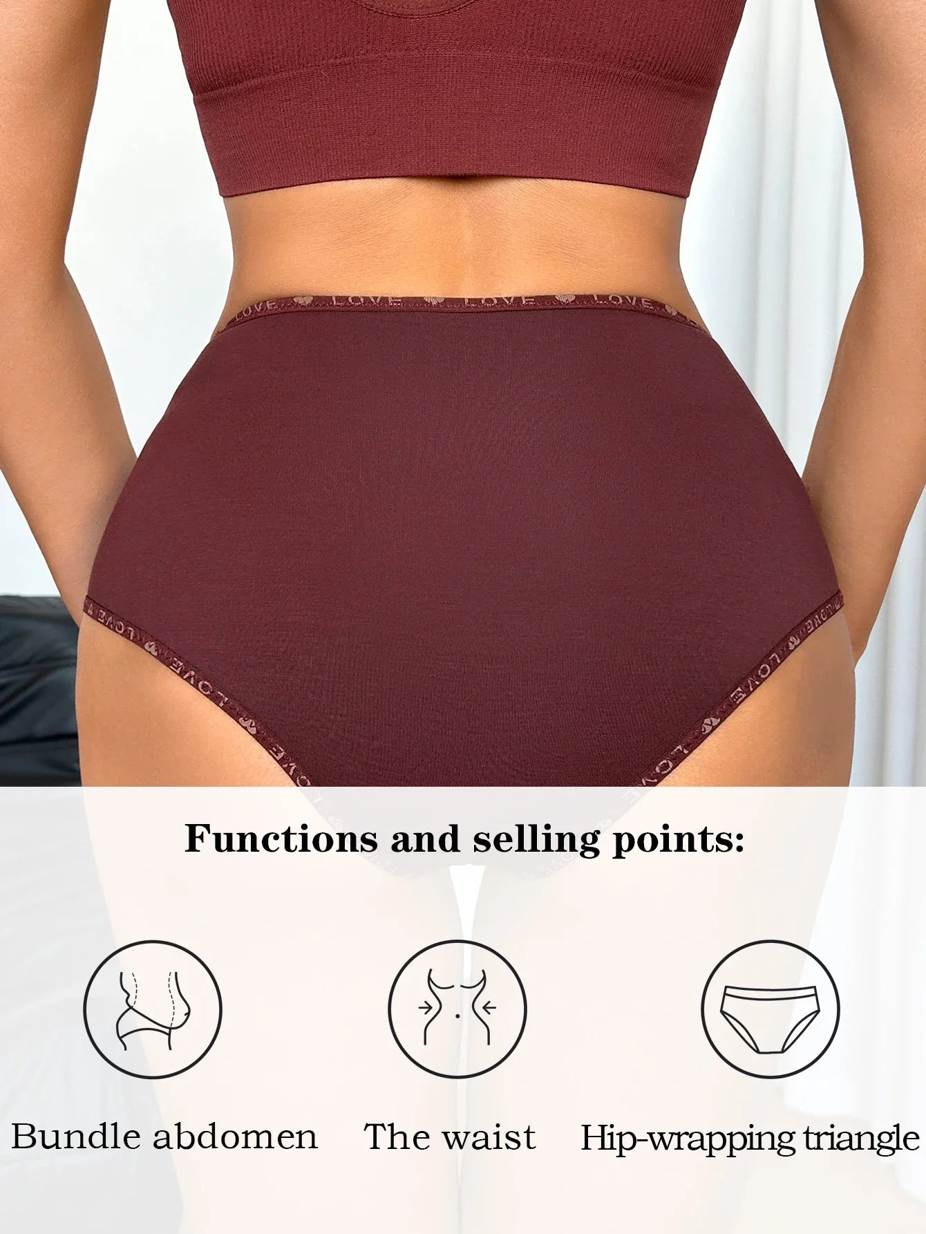 1PCS Women High Waist Seamless Panties Tummy Control Briefs Soft Breathable Solid Basic Underwear Ladies Lingerie S-XXL