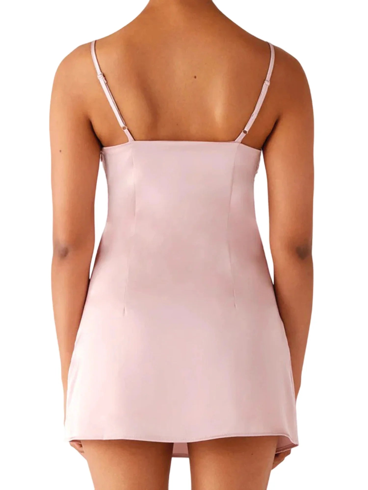 Women Stylish Sequin Flower Embroidered Square Neck Spaghetti Strap Dress Solid Color Party Club Mini Cami Dresses
