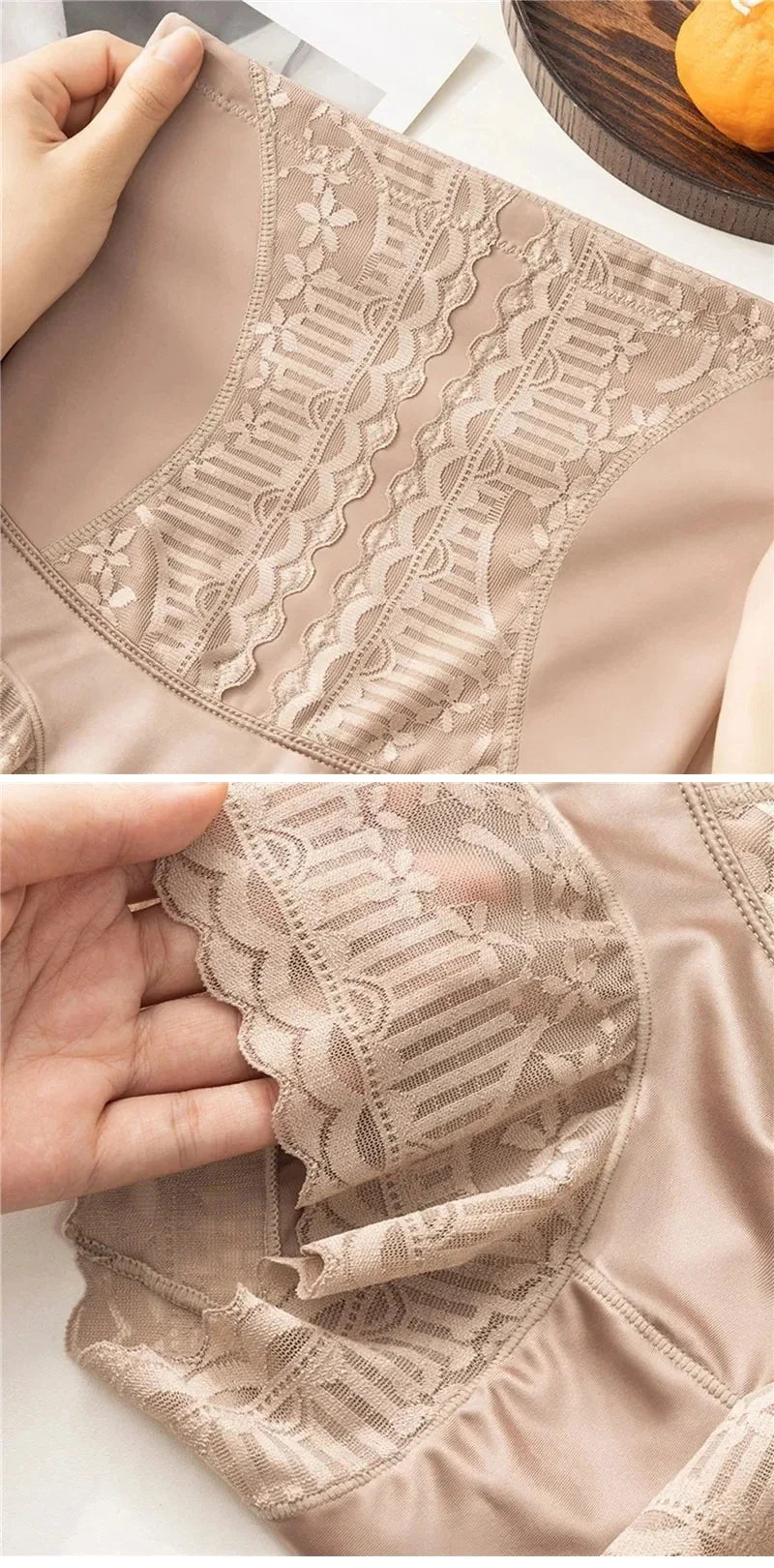 High Waist Lace Flat Belly Shorts For Women Slimming Panties Shapewear Tummy Control Underwear Female Hip Lifting Pants