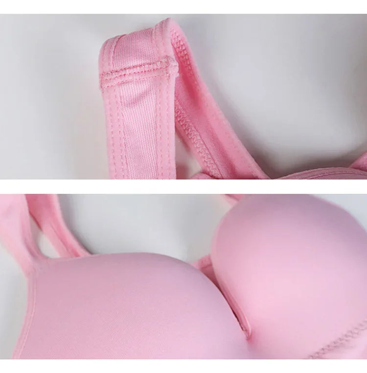 3D Bras For Women Underwear Sexy Lingerie Solid Bra Seamless Push Up Cotton Tops Bralette Brassiere Wireless Sports Vest