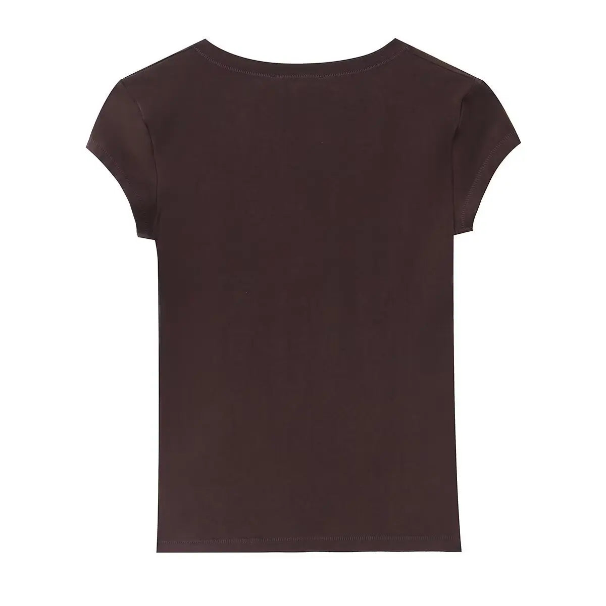 Women's Short-Sleeve Slim-Fit Simple V-Neck T-Shirt Colors Women V Neck Slim Fit Short Sleeve T Shirt Casual Top For Summer K1LO