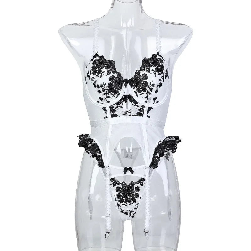 Sex Clothing for Women Bra Elegant Women's Sets Bra Panties Set Ensemble Lingeries Femmes Sexy Lingerie Sets Woman Below Bras