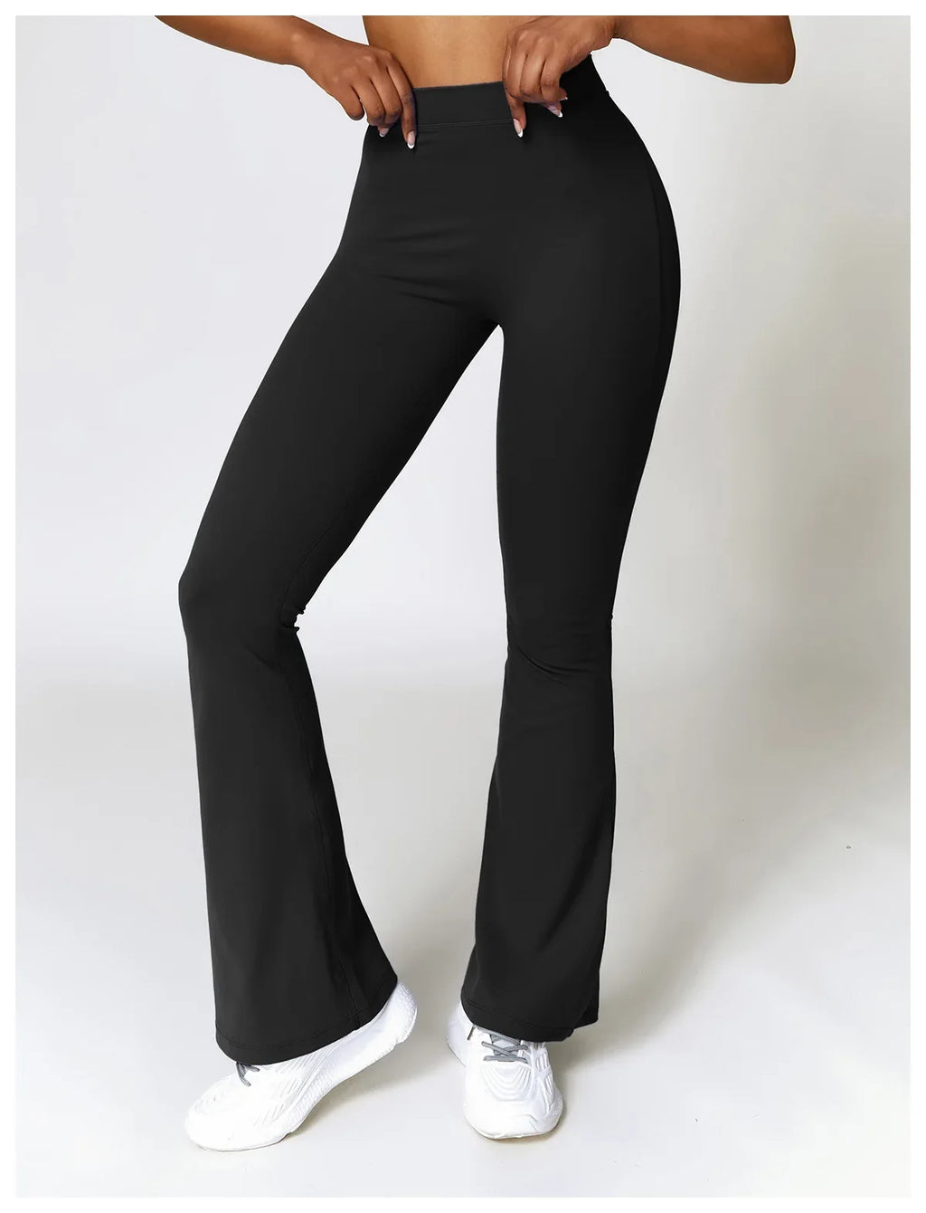 Sexy Sports Leggings Women V Back Scrunch Flares Leggings High Waist Yoga Flares Pants Push Up Gym Leggings Women Yoga Clothes