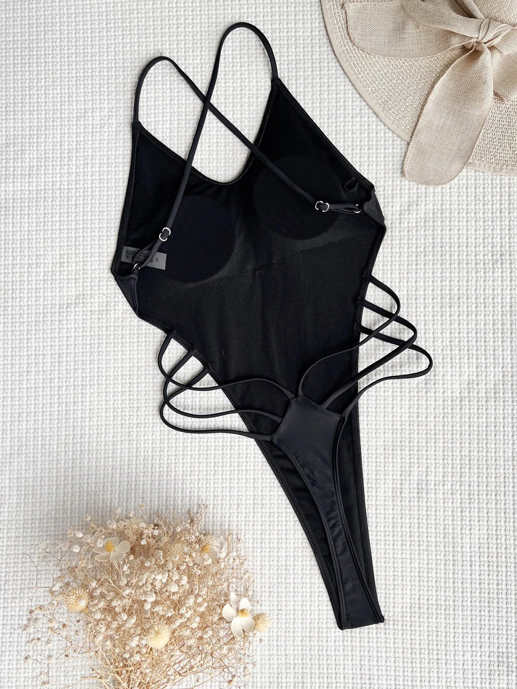 DEKA Backless One Piece Swimsuit Vintage V-neck Swimwear Women Bathing Swimming Suit Female Summer Beachwear Bodysuit